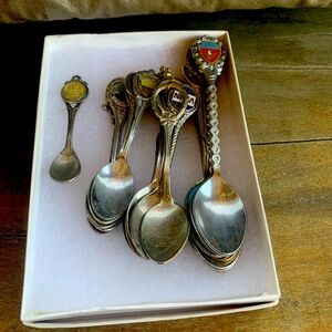 Vintage Miniature Souvenir Spoons